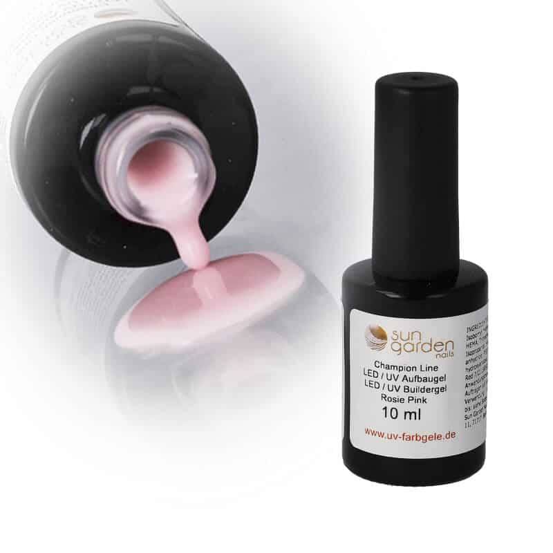 Sun Garden Nails UV Nagellack Gel - SET 4 + UV Aufbaugel Rosie Pink Bis zu 50% Rabatt