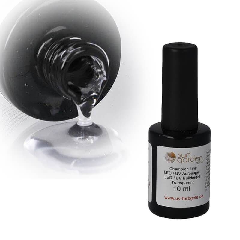 Sun Garden Nails UV Nagellack Gel - SET 2 + UV Aufbaugel Transparent Nur für heute