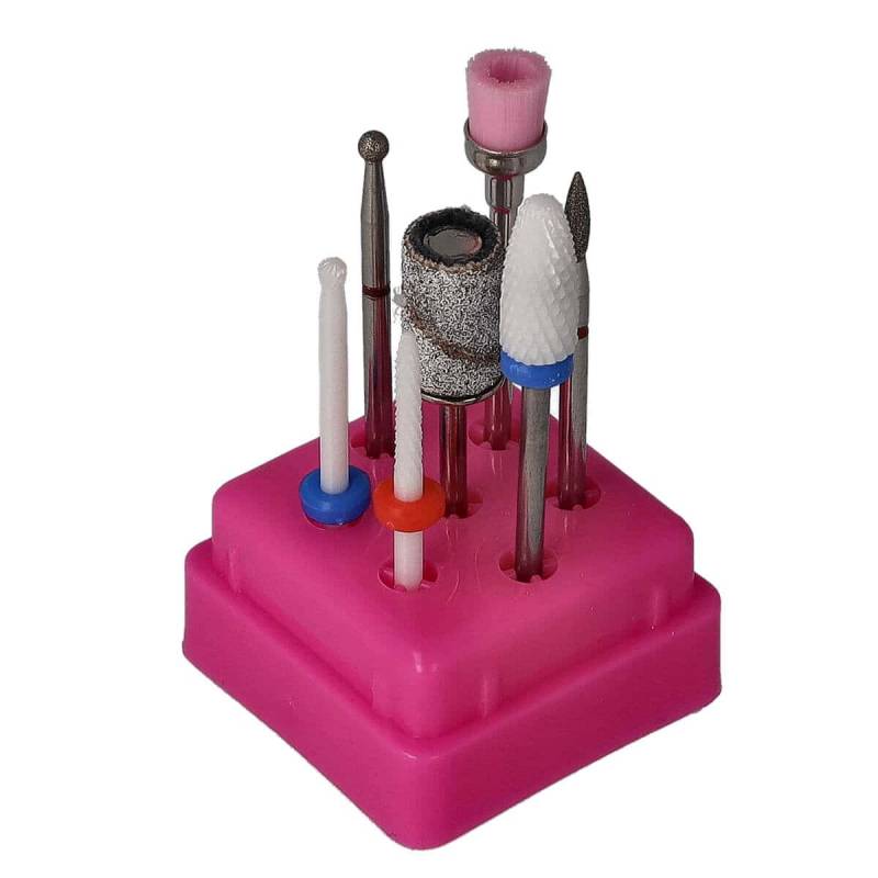 Sun Garden Nails 7tlg. Bit Set Nagel Fräser Aufsätze - Set 4 Discount Store für neue Produkte