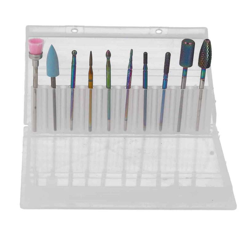 Sun Garden Nails 10tlg. Bit Set Nagel Fräser Aufsätze - Set 3 Nur noch ein Tag übrig