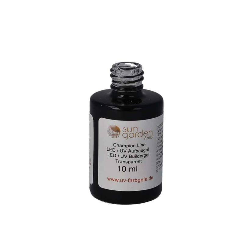 Sun Garden Nails 10ml UV Aufbaugel Transparent - Pinselflasche 50% Rabatt für begrenzte Zeit
