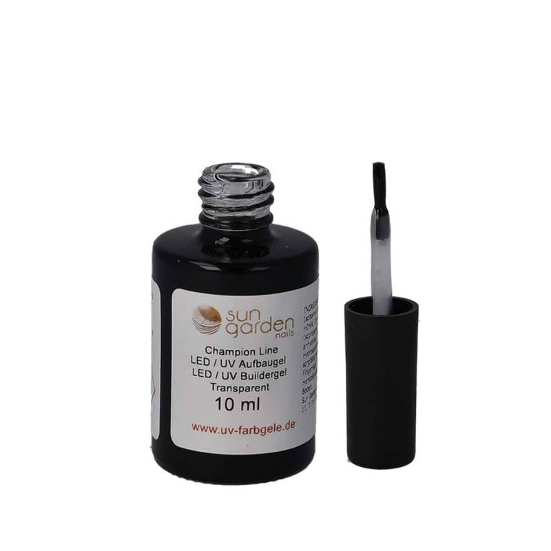 Sun Garden Nails 10ml UV Aufbaugel Transparent - Pinselflasche 50% Rabatt für begrenzte Zeit