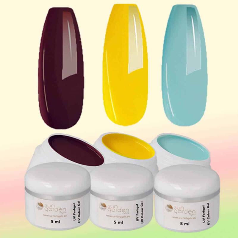 Sun Garden Nails UV Gel Starterset - QUEENSLAND - Nail Design Set Online