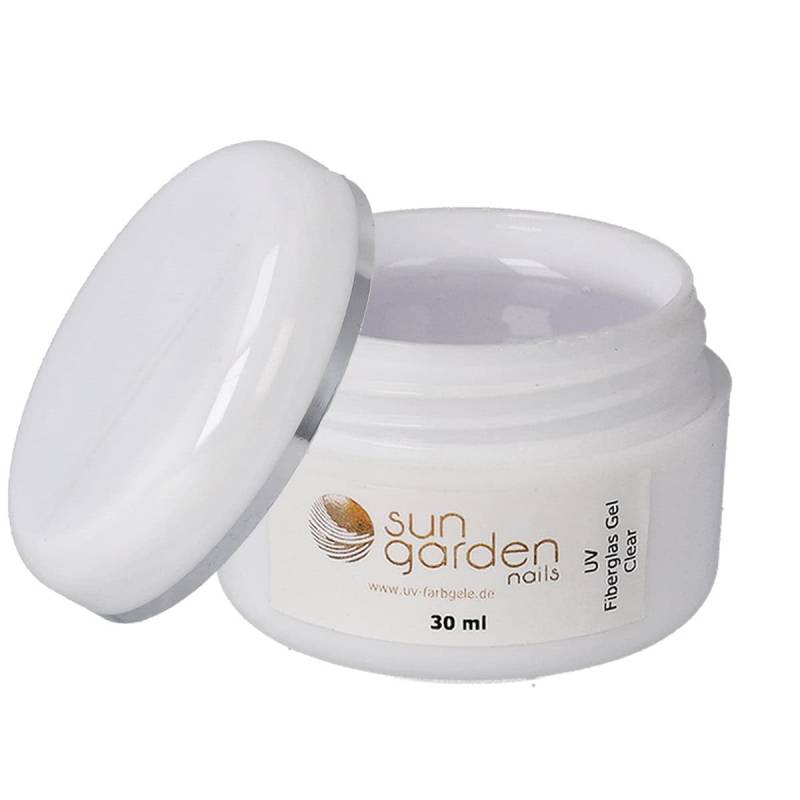 Sun Garden Nails UV Fiberglas Gel Aufbaugel Klar Lagerräumung