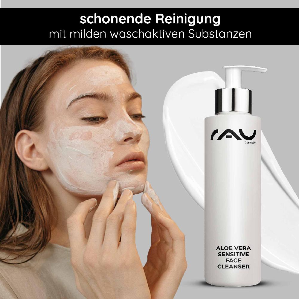 Rau Cosmetics Aloe Vera Sensitive Face Cleanser 200 ml Reiniger Letzter Tag