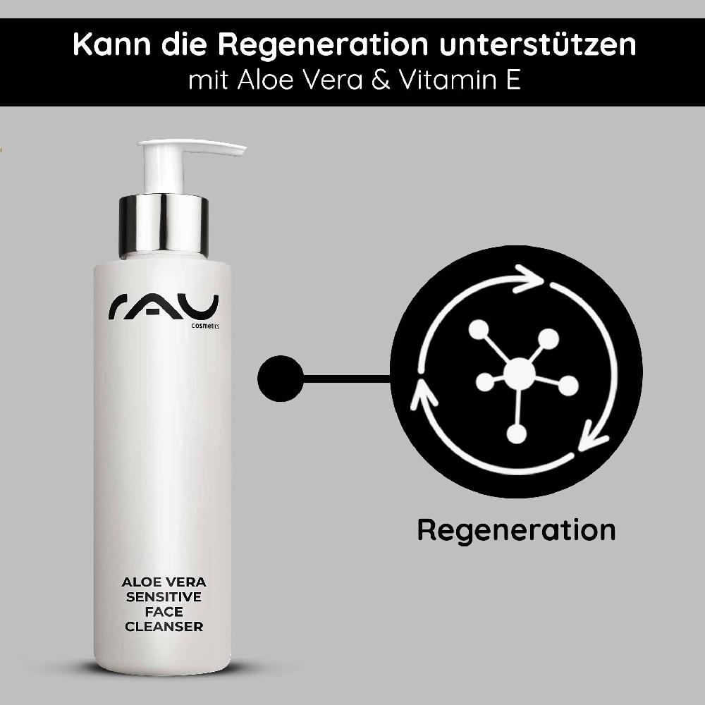 Rau Cosmetics Aloe Vera Sensitive Face Cleanser 200 ml Reiniger Letzter Tag