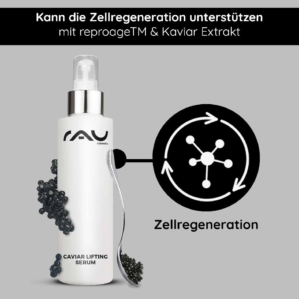 Rau Cosmetics Caviar Lifting Serum 100 ml mit Reproage & Kaviar-Extrakt Bis zu 60% Rabatt