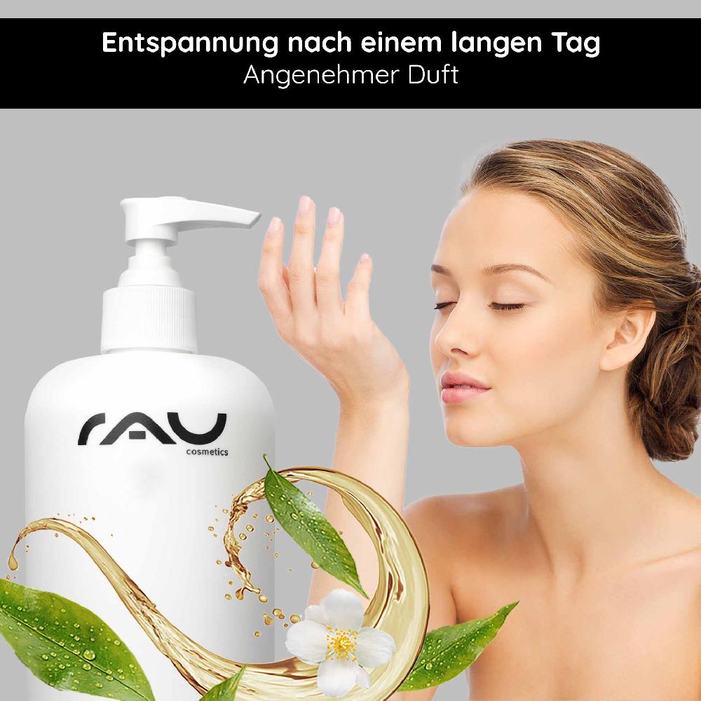 Rau Cosmetics White Tea & Sugar Beet Showergel 500 ml Duschgel Kostenloser Versand international