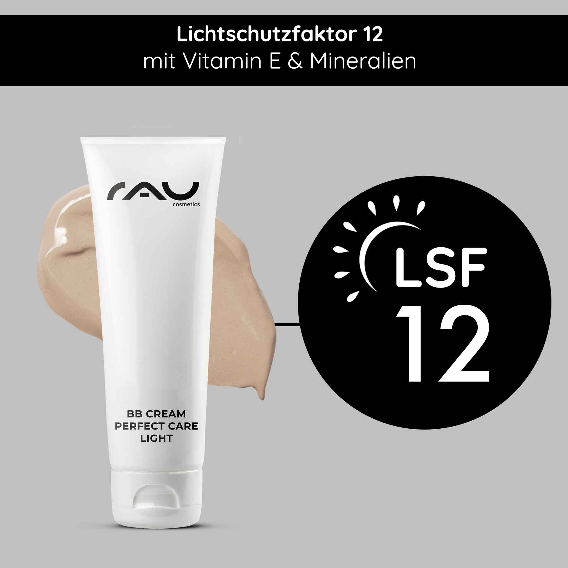 Rau Cosmetics BB Cream Perfect Care Light 75 ml SPF12 Make-up & Pflege für ein schönes Hautbild Auslauf