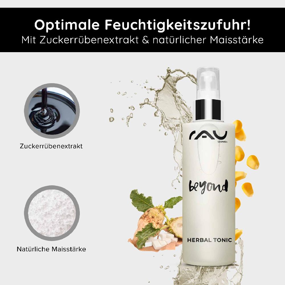 Rau Cosmetics Beyond Herbal Tonic 200 ml Naturkosmetik Toner Schlussverkauf