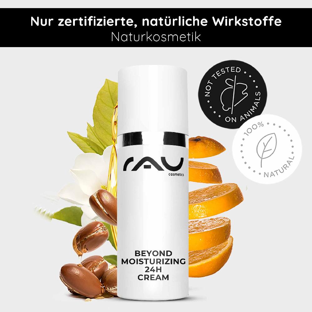 Rau Cosmetics Beyond Moisturizing 24h Cream 50 ml Naturkosmetik Creme Günstiger Verkauf