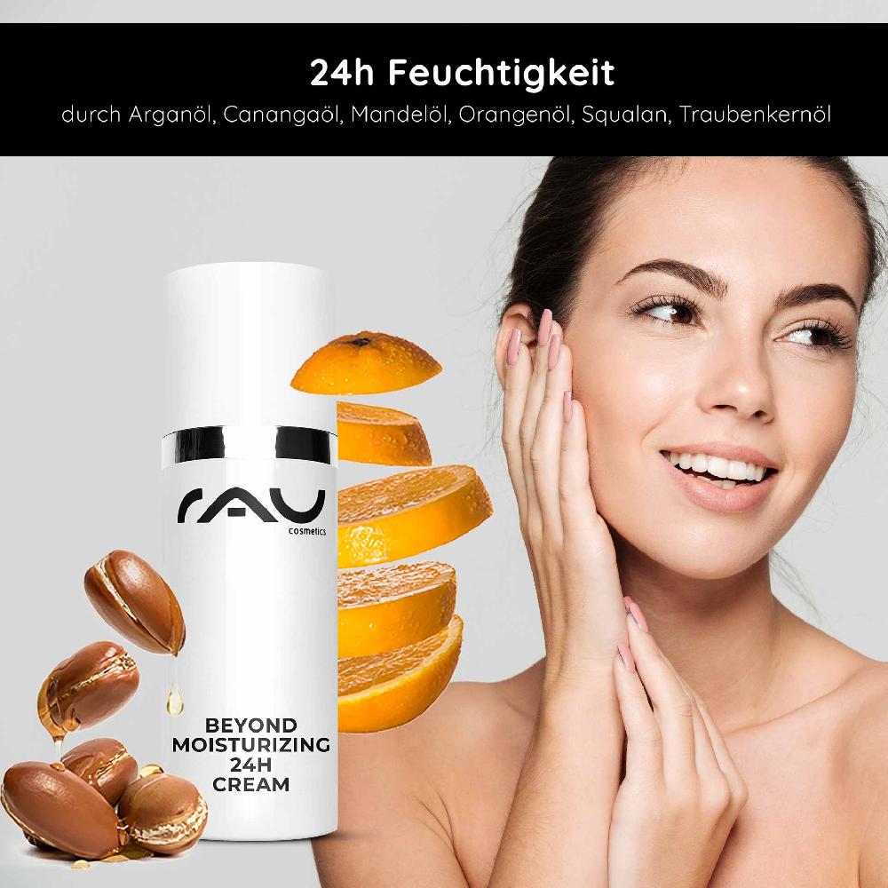 Rau Cosmetics Beyond Moisturizing 24h Cream 50 ml Naturkosmetik Creme Günstiger Verkauf