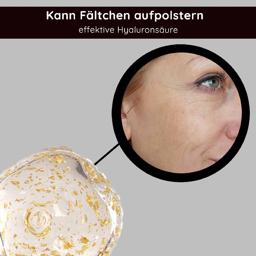 Rau Cosmetics Golden Hyaluron Gel 50 ml Anti-Aging-Gel mit 23kt Gold Günstig kaufen