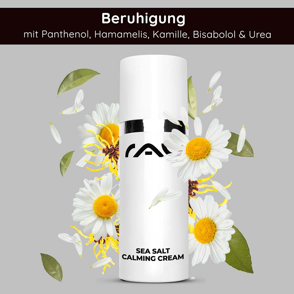 Rau Cosmetics Sea Salt Calming Cream 50 ml Gesichtscreme mit Meersalz bei unreiner Haut Cyber Monday
