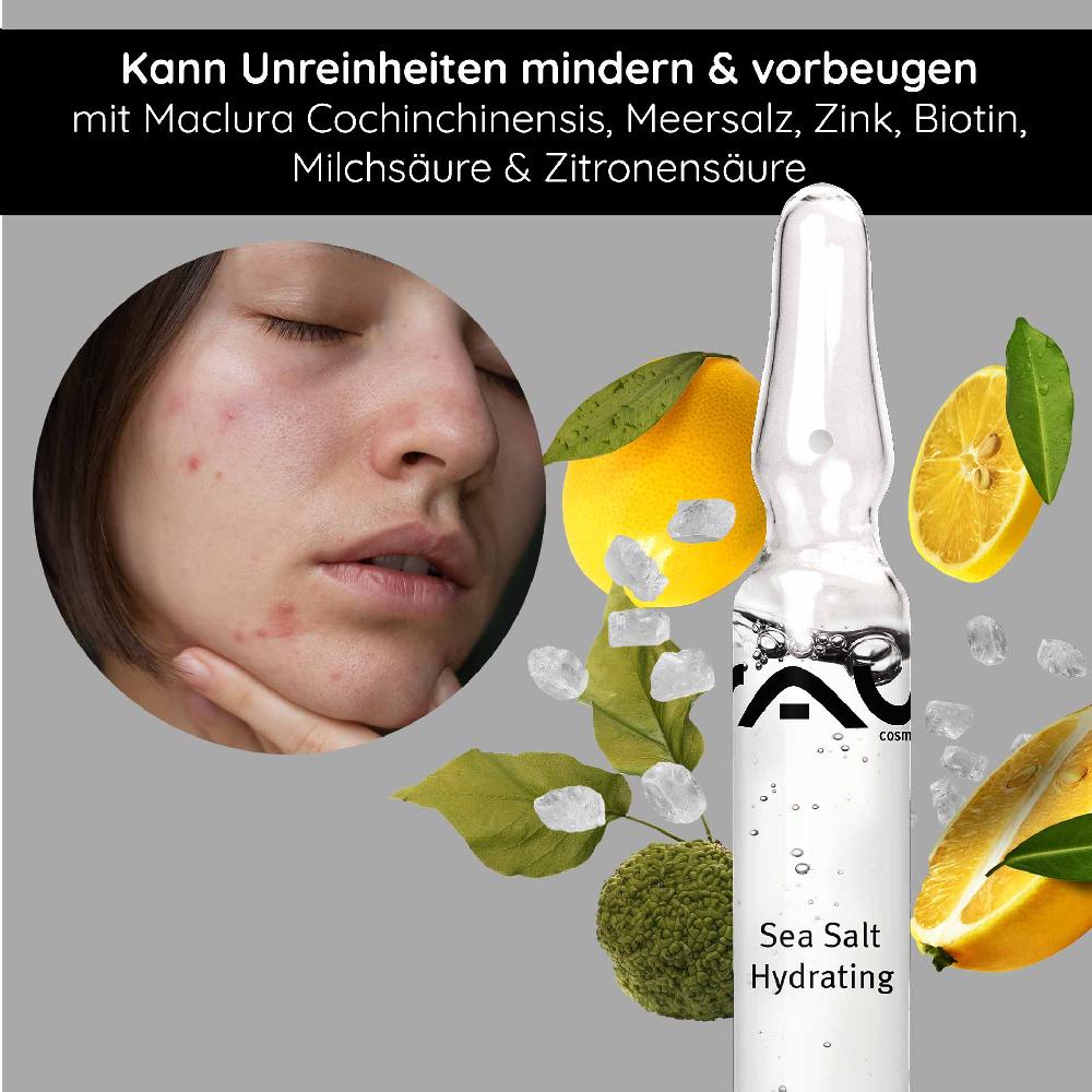 Rau Cosmetics Sea Salt Hydrating Ampulle 10x2 ml mit Meersalz & PHA Weihnachtsangebot