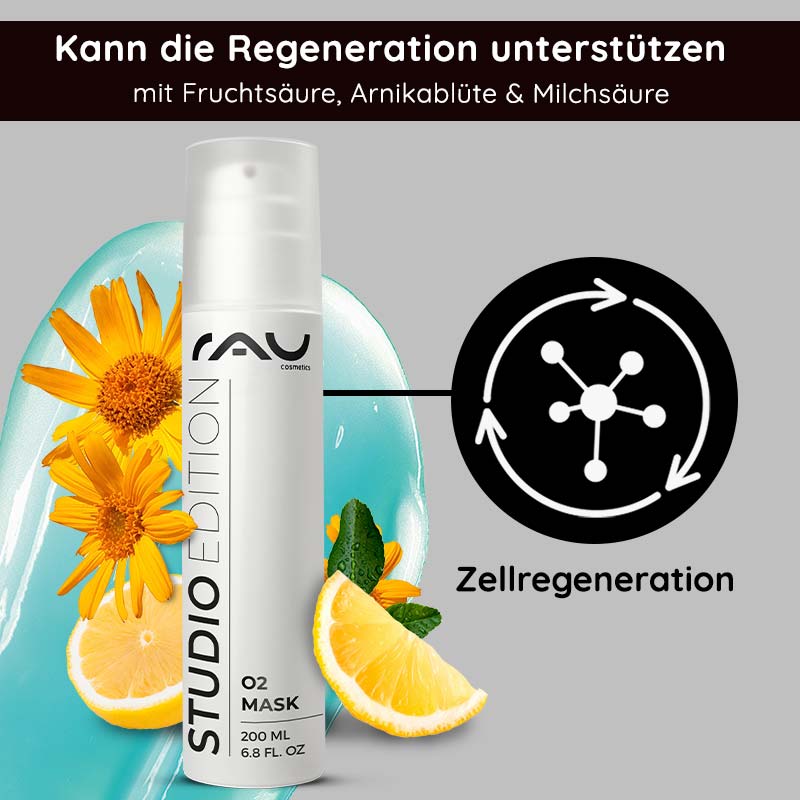 Rau Cosmetics O2 Mask 200 ml duftende Maske mit Aloe Vera & Ginkgo Osterangebot