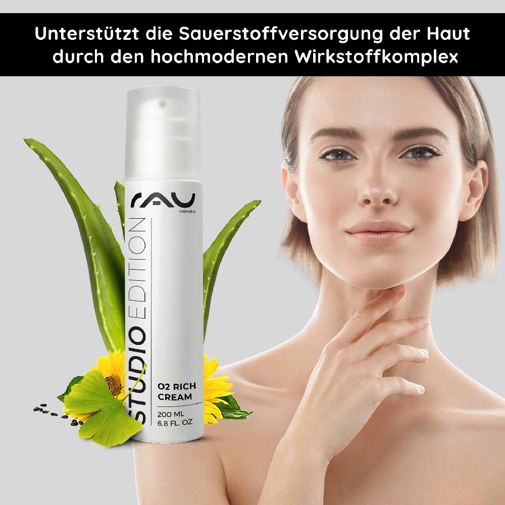 Rau Cosmetics O2 Rich Cream 200 ml Reichhaltig & duftend Valentinstagsangebot