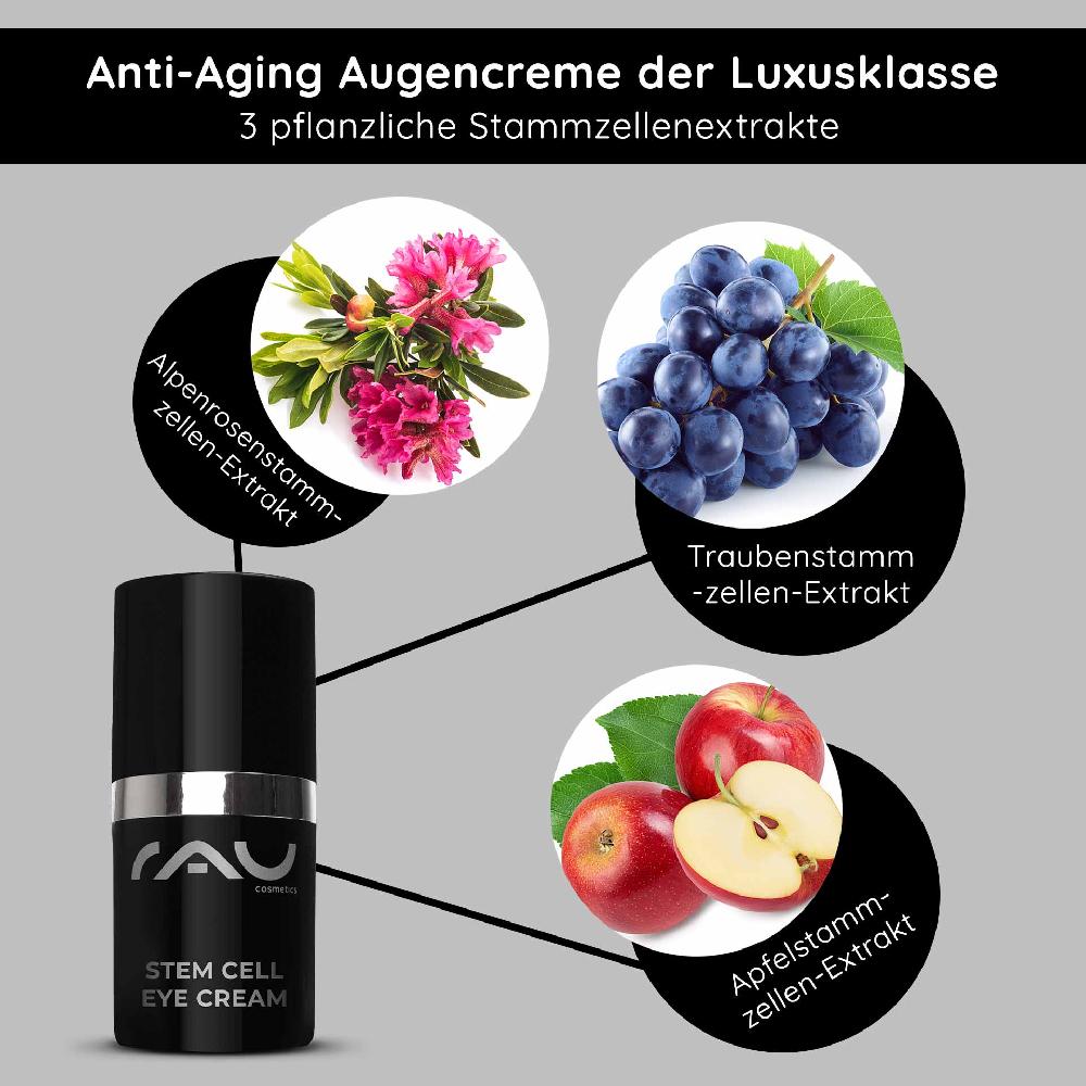 Rau Cosmetics Stem Cell Eye Cream 15 ml Anti Aging Augencreme Top Angebot