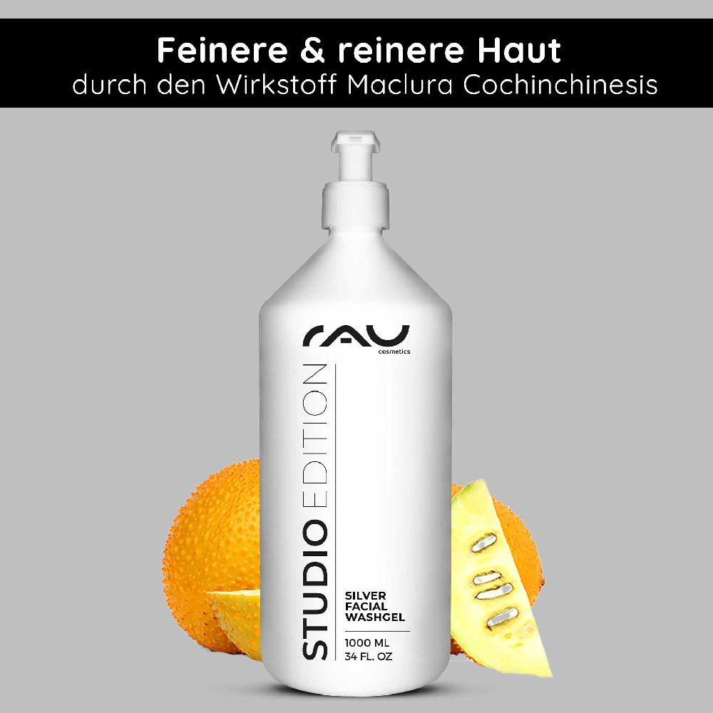 Rau Cosmetics Silver Facial Washgel 1000 ml Microsilber Waschgel Neueste Mode