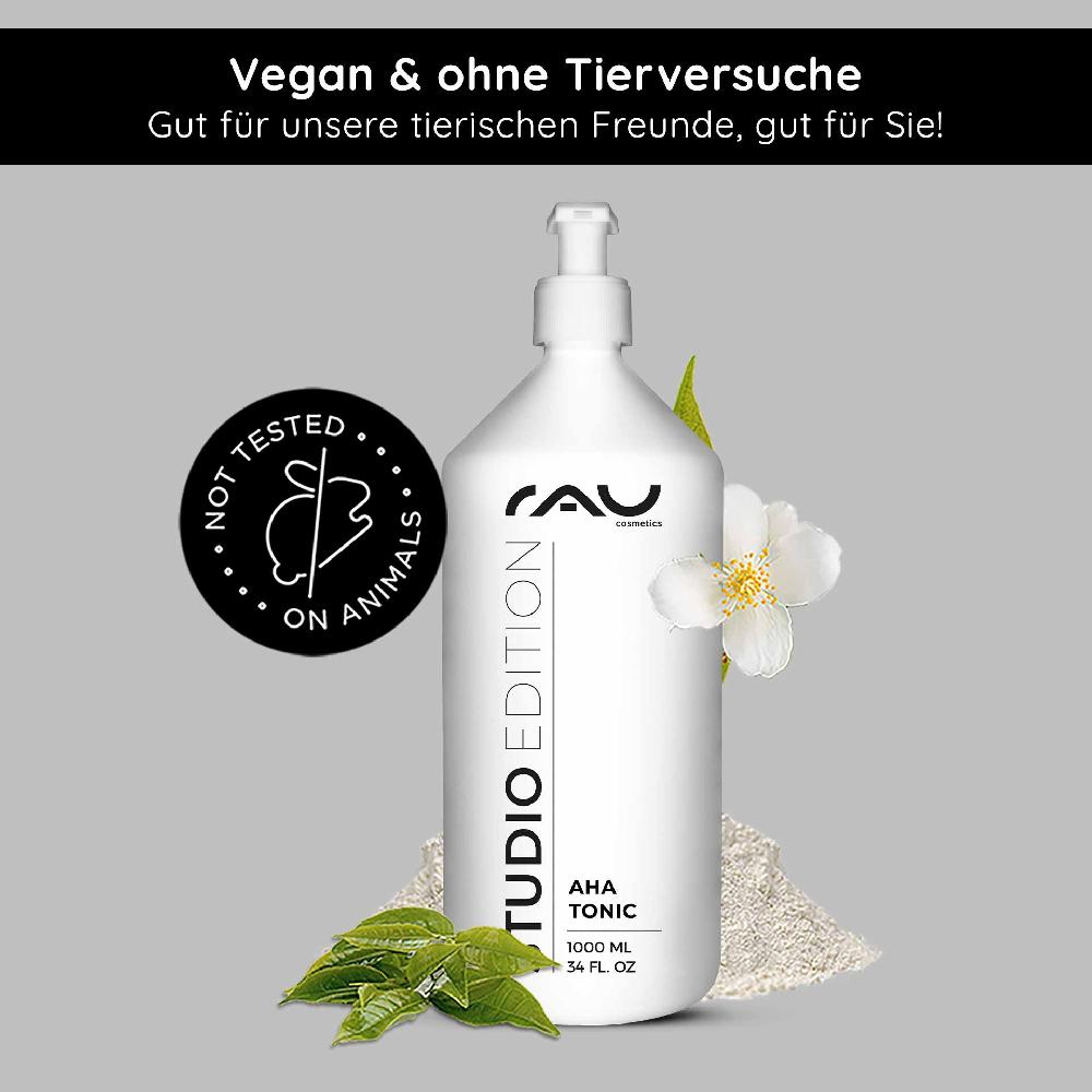 Rau Cosmetics AHA Tonic 1000 ml mildes Anti Aging Fruchtsäure Tonic Blitzangebot