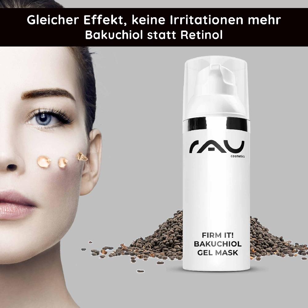 Rau Cosmetics Firm it Bakuchiol Gel Mask 50 ml Anti-Aging Gelmaske VIP-Rabatte