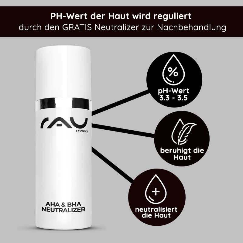 Rau Cosmetics Fruit Acid Peeling 100 ml Fruchtsäurepeeling mit BHA Tiefpreis