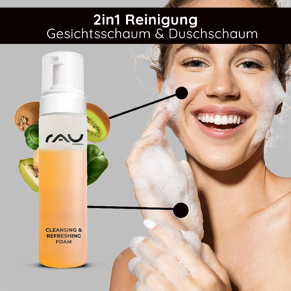 Rau Cosmetics Cleansing & Refreshing Foam 200 ml Reinigungsschaum Letzte 3 Tage