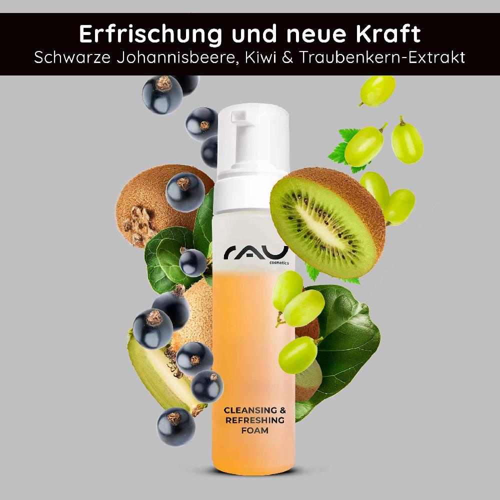 Rau Cosmetics Cleansing & Refreshing Foam 200 ml Reinigungsschaum Letzte 3 Tage