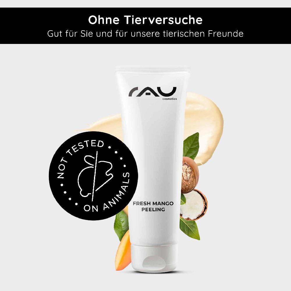 Rau Cosmetics Fresh Mango Peeling 75 ml Enzymepeeling mit Mangoduft für feine Poren Nur für heute