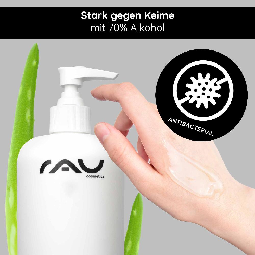 Rau Cosmetics Hand Care Cleansing Gel 500 ml Desinfektion & Pflege Sonderangebot der Fabrik