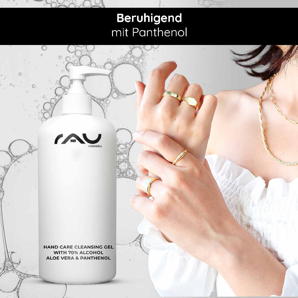 Rau Cosmetics Hand Care Cleansing Gel 500 ml Desinfektion & Pflege Sonderangebot der Fabrik