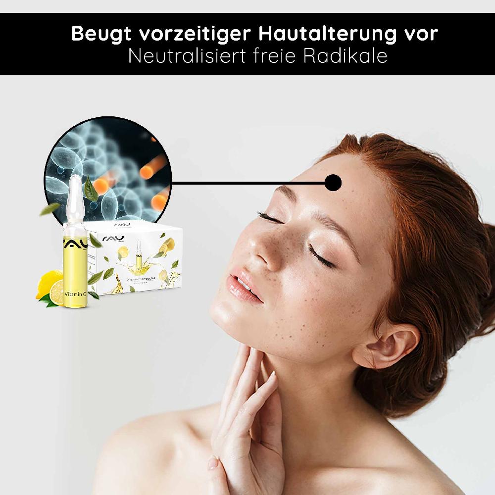 Rau Cosmetics Vitamin C Ampullen 14x2 ml für reife & unreine Haut 50% Rabatt mit kostenlosem Versand