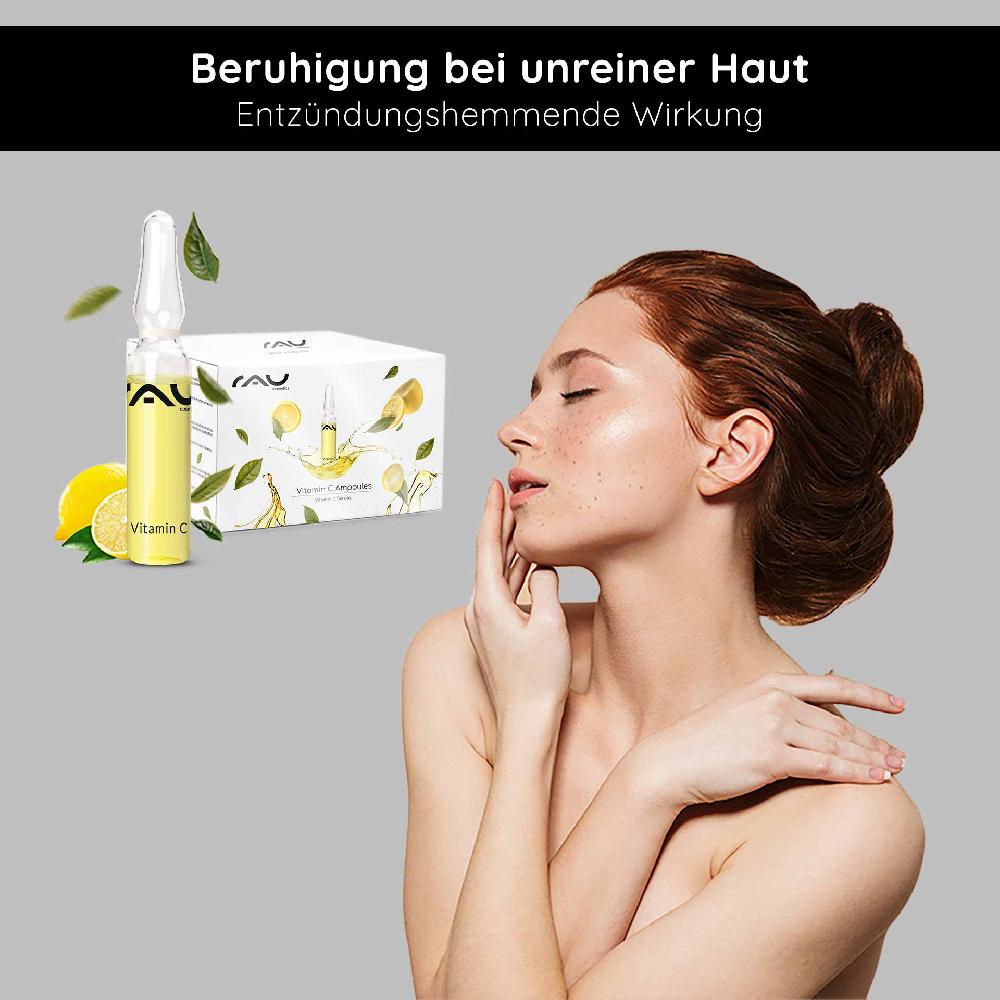 Rau Cosmetics Vitamin C Ampullen 14x2 ml für reife & unreine Haut 50% Rabatt mit kostenlosem Versand