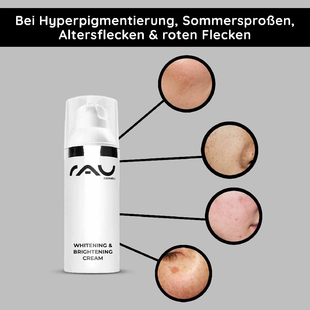 Rau Cosmetics Whitening & Brightening Cream 50 ml Hautaufheller Kostenloser Versand international