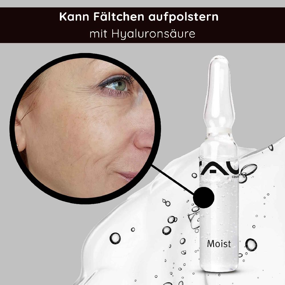 Rau Cosmetics Moist Ampullen 10x2 ml mit Hydrolite & Hyaluron Fabrikladen